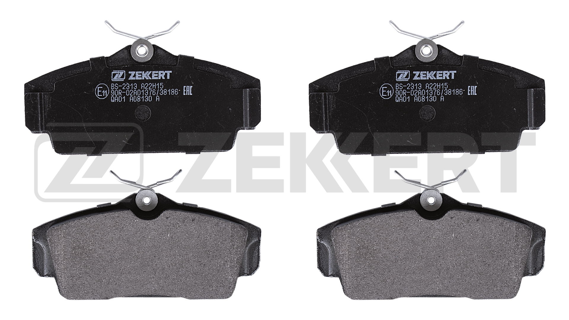 Комплект тормозных колодок дисковый тормоз ZEKKERT BS-2313