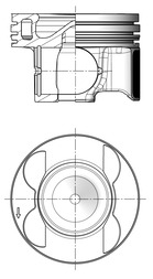 Поршень KOLBENSCHMIDT 41079600
