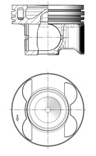 Поршень KOLBENSCHMIDT 41080600