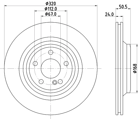 Тормозной диск pro high carbon HELLA/BEHR/PAGID 8DD 355 133-251