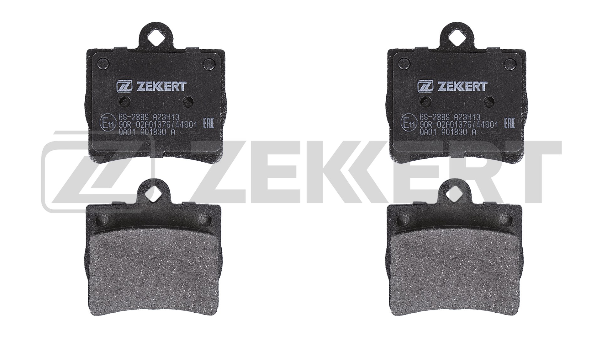 Комплект тормозных колодок дисковый тормоз ZEKKERT BS-2889