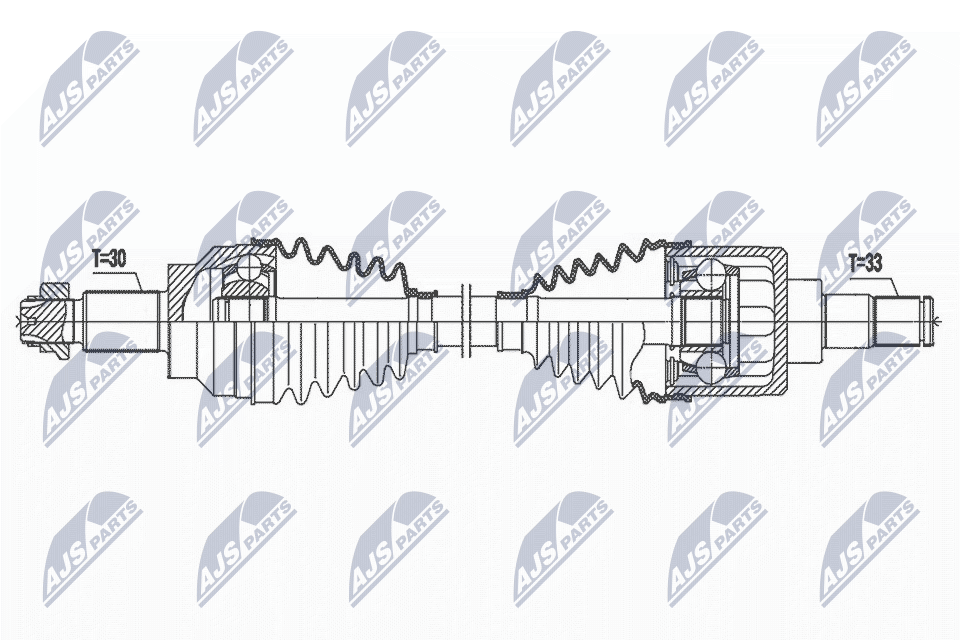 Приводной вал NTY NPW-AR-018