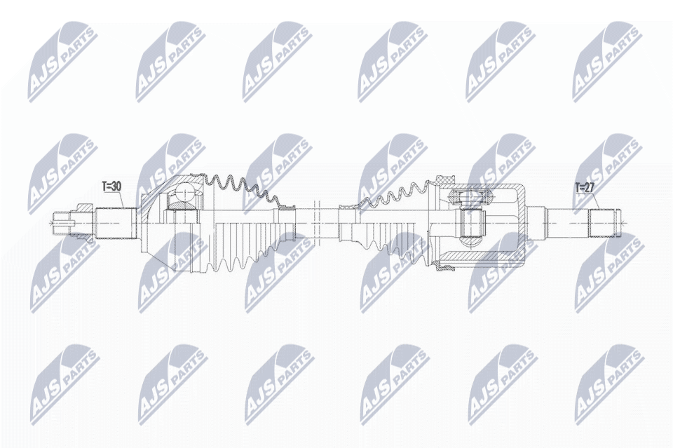 Приводной вал NTY NPW-AR-020