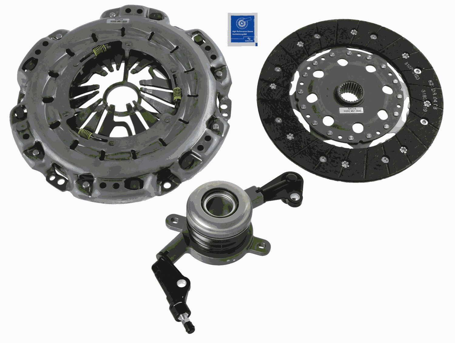 Комплект сцепления xtend kit plus csc SACHS 3000 990 173