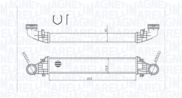 Интеркулер MAGNETI MARELLI 351319204180