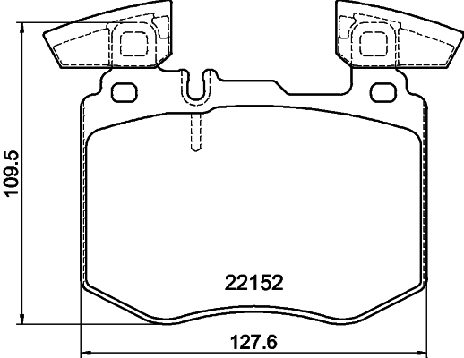 Комплект тормозных колодок дисковый тормоз HELLA/BEHR/PAGID 8DB 355 039-981