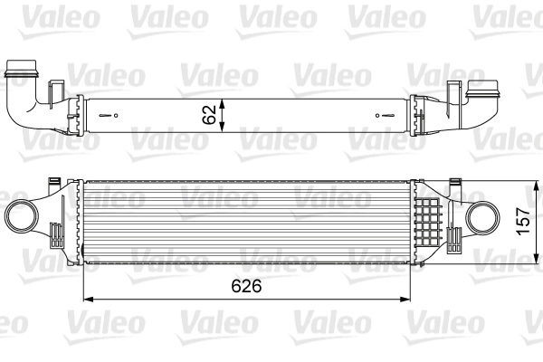 Интеркулер VALEO 818624