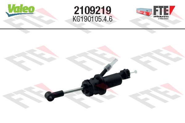 Главный цилиндр система сцепления fte clutch actuation VALEO 2109219