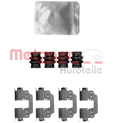 Комплектующие колодки дискового тормоза greenparts METZGER 109-1881