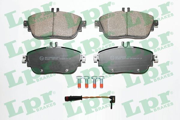 Комплект тормозных колодок дисковый тормоз LPR 05P1781A