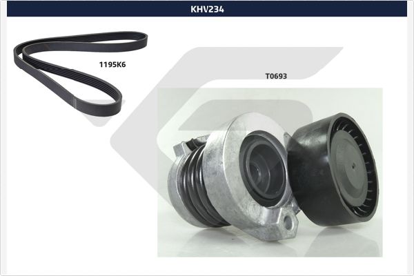 Поликлиновой ременный комплект HUTCHINSON KHV 234