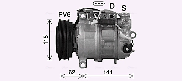 Компрессор кондиционер AVA QUALITY COOLING MSAK737