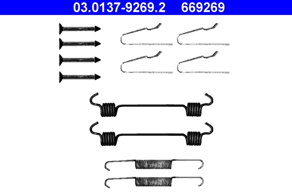 Комплектующие стояночная тормозная система ATE 03.0137-9269.2