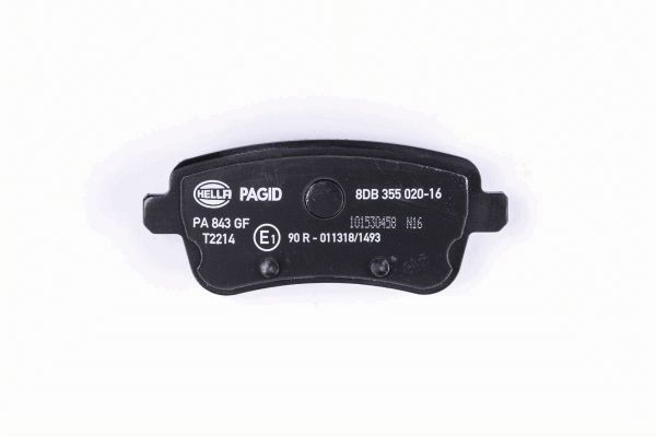 Комплект тормозных колодок дисковый тормоз HELLA/BEHR/PAGID 8DB 355 020-161
