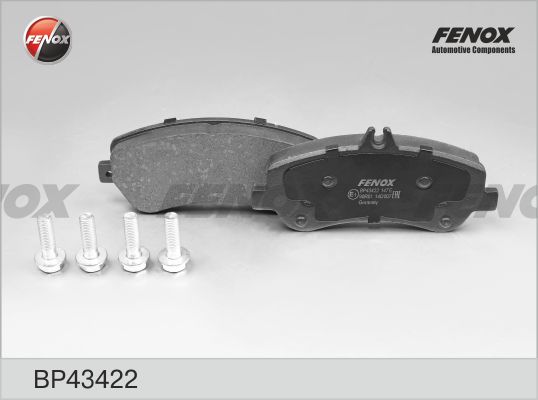 Комплект тормозных колодок дисковый тормоз FENOX BP43422