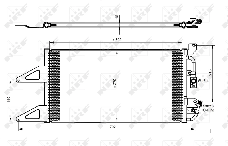 Конденсатор кондиционер easy fit NRF 35489
