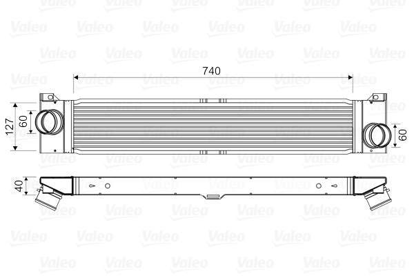 Интеркулер VALEO 818586