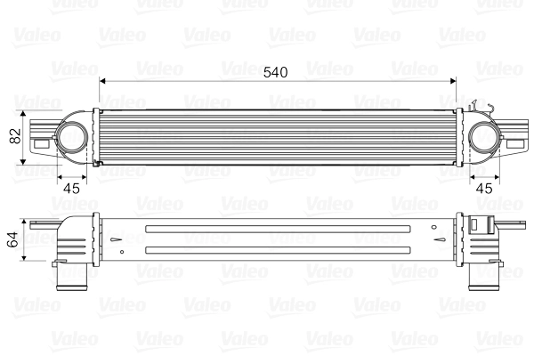 Интеркулер VALEO 818545