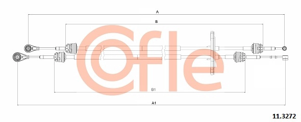 Трос механическая коробка передач COFLE 11.3272