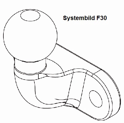 Прицепное ярмо прицепное оборудование f30 WESTFALIA 306351600001