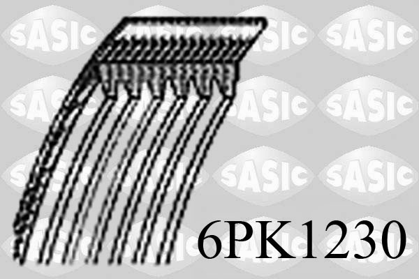Поликлиновой ремень SASIC 6PK1230