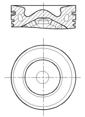 Поршень MAHLE/KNECHT 013 PI 00155 001