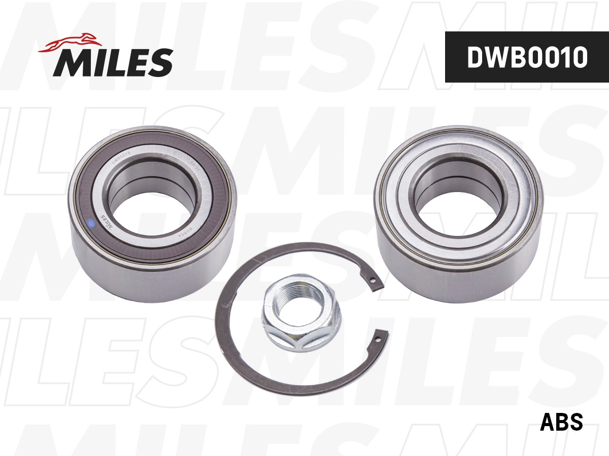 Комплект подшипника ступицы колеса MILES DWB0010