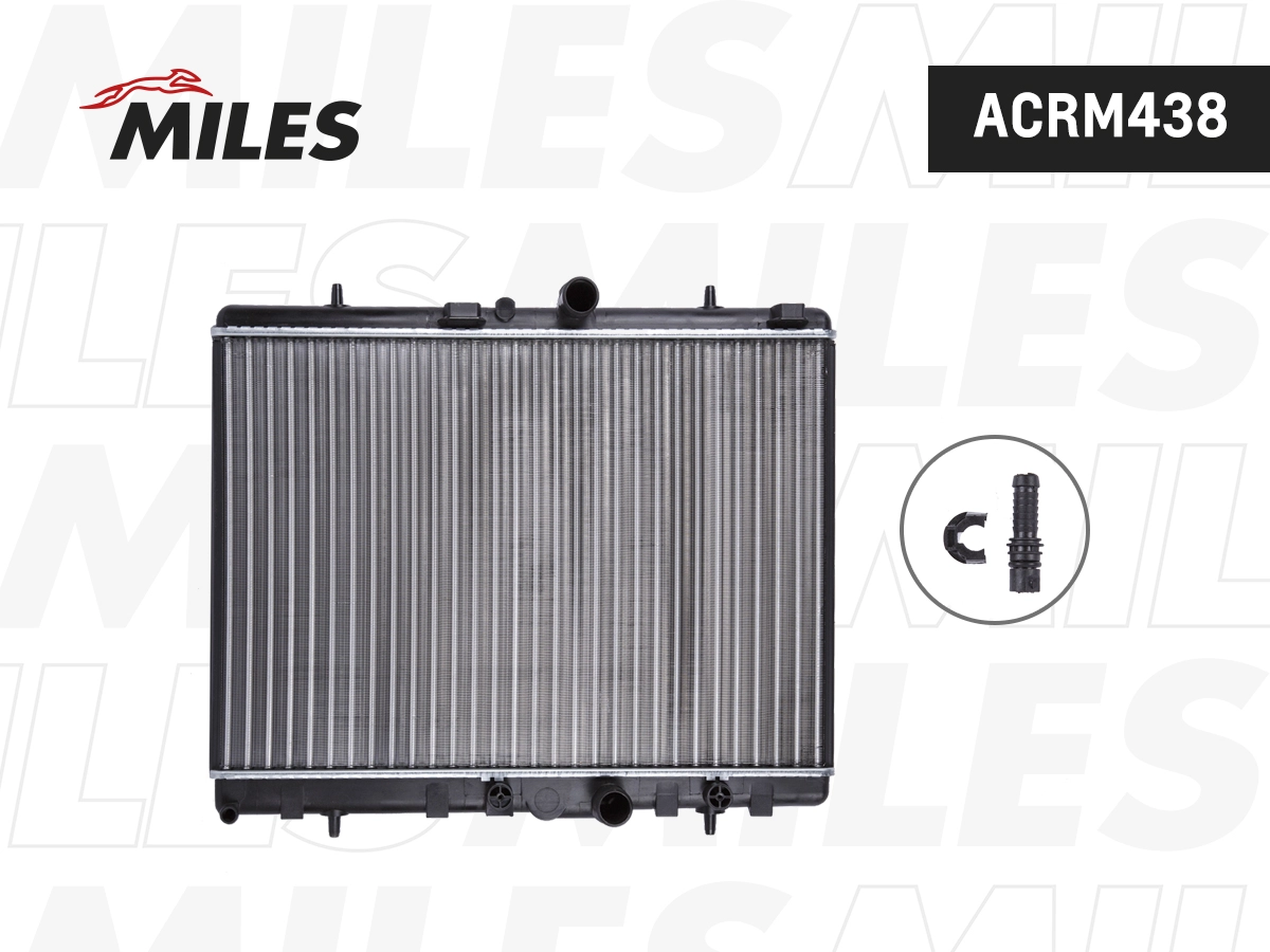 Радиатор охлаждение двигателя MILES ACRM438