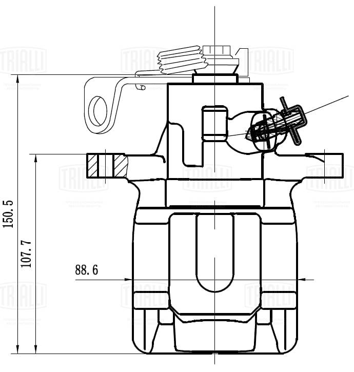 Тормозной суппорт TRIALLI CF 103563
