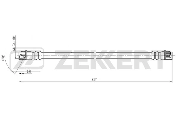 Тормозной шланг ZEKKERT BS-9511