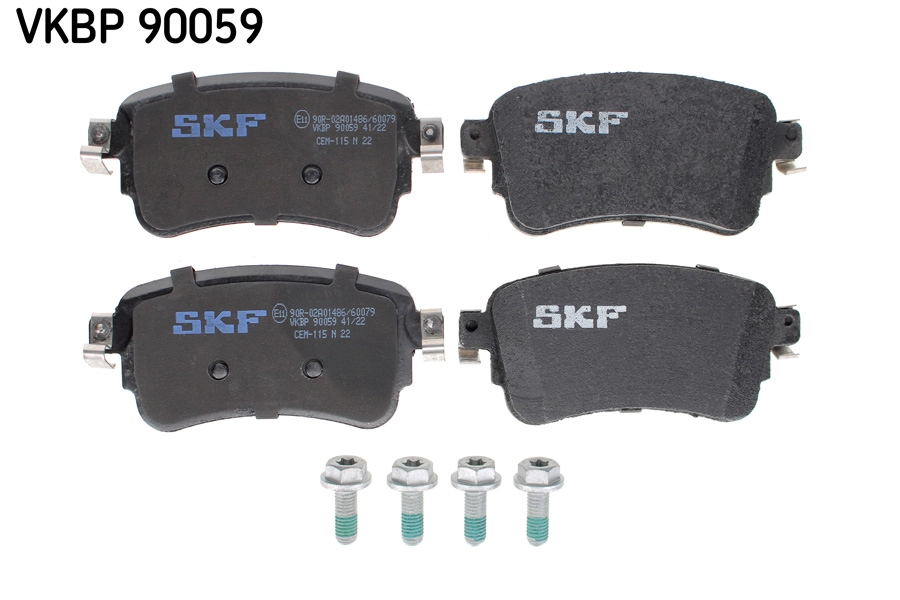 Комплект тормозных колодок дисковый тормоз SKF VKBP 90059