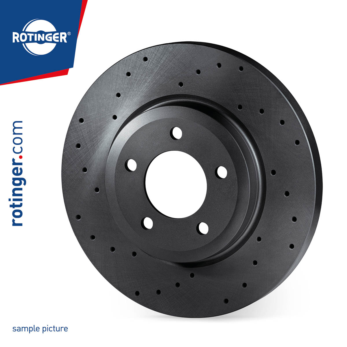 Тормозной диск graphite drilled ROTINGER RT 12050-GL T3