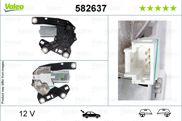 Двигатель стеклоочистителя original part VALEO 582637