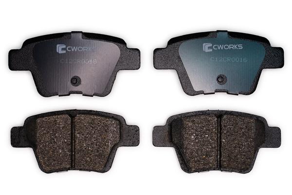 Комплект тормозных колодок дисковый тормоз CWORKS C12CR0016