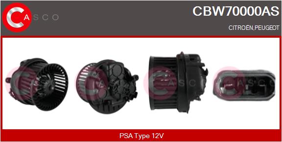 Вентилятор салона brand new hq CASCO CBW70000AS