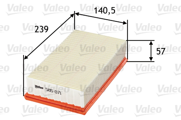 Воздушный фильтр VALEO 585071