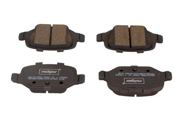 Комплект тормозных колодок дисковый тормоз MAXGEAR 19-2960