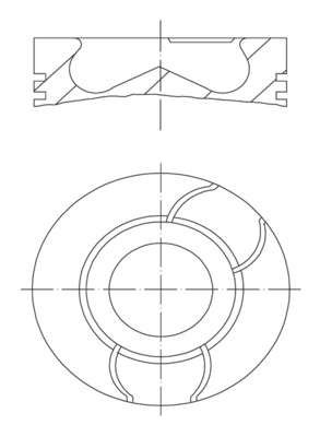 Поршень MAHLE/KNECHT 040 03 10