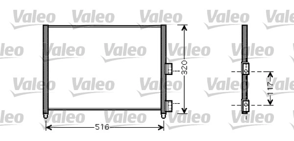 Конденсатор кондиционер VALEO 818020