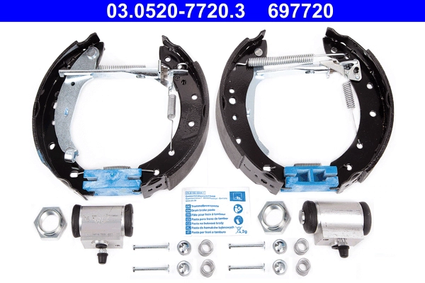 Комплект тормозных колодок original ate topkit ATE 03.0520-7720.3