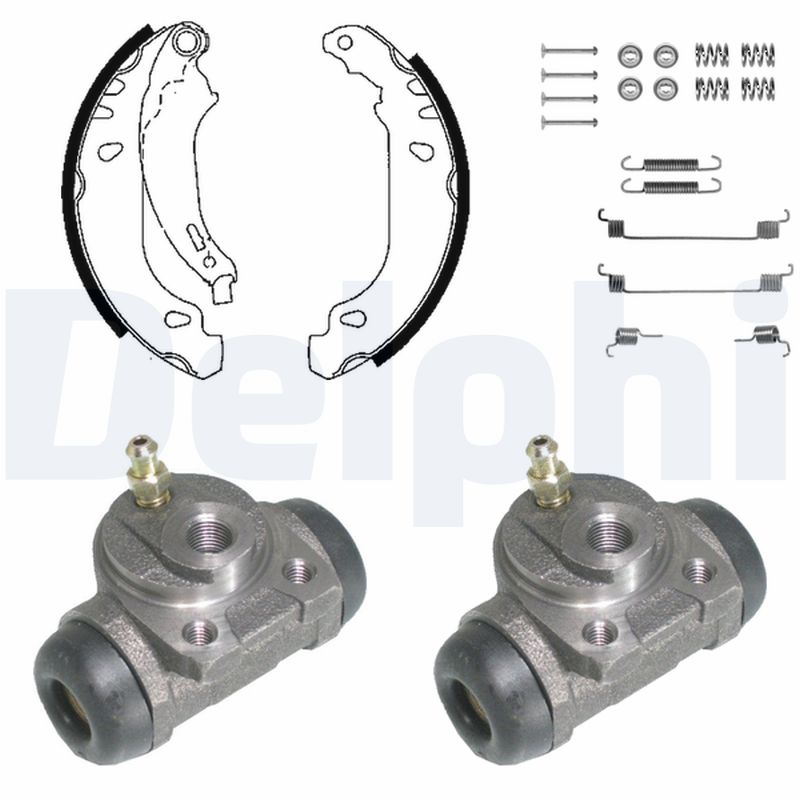 Комплект тормозных колодок DELPHI KP930
