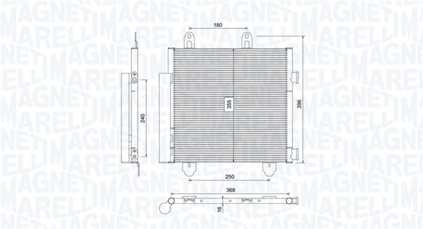 Конденсатор кондиционер MAGNETI MARELLI 350203794000