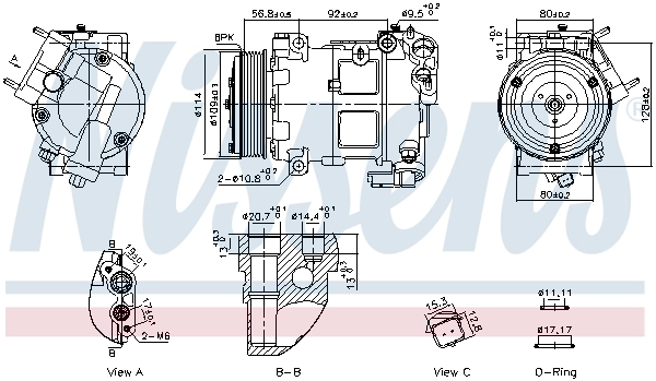 Компрессор кондиционер NISSENS 891094