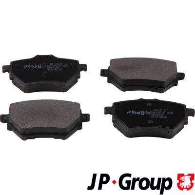 Комплект тормозных колодок дисковый тормоз jp group