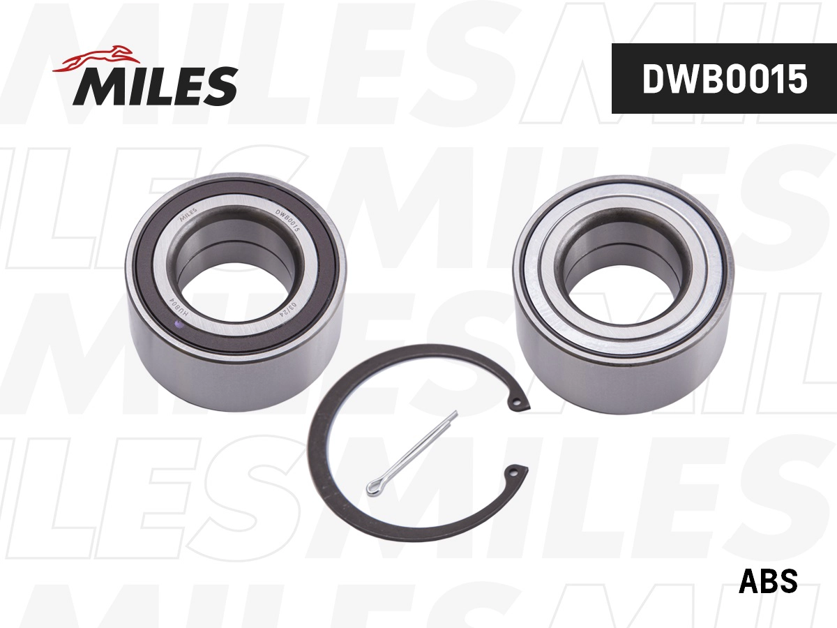 Комплект подшипника ступицы колеса MILES DWB0015