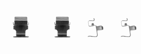 Комплектующие колодки дискового тормоза HELLA/BEHR/PAGID 8DZ 355 204-091
