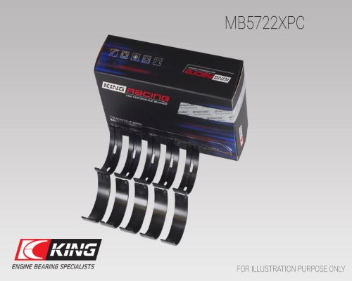 Комплект подшипников коленчатого вала KING MB5722XPC