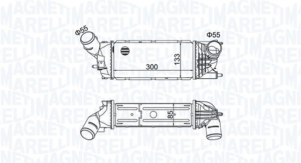 Интеркулер MAGNETI MARELLI 351319205120