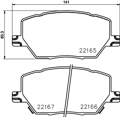 Комплект тормозных колодок дисковый тормоз HELLA/BEHR/PAGID 8DB 355 024-711