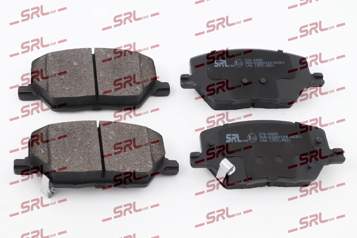 Комплект тормозных колодок дисковый тормоз SRLINE S70-0899